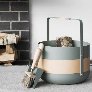 Wood Basket Emma - Lichen – Hygge Life